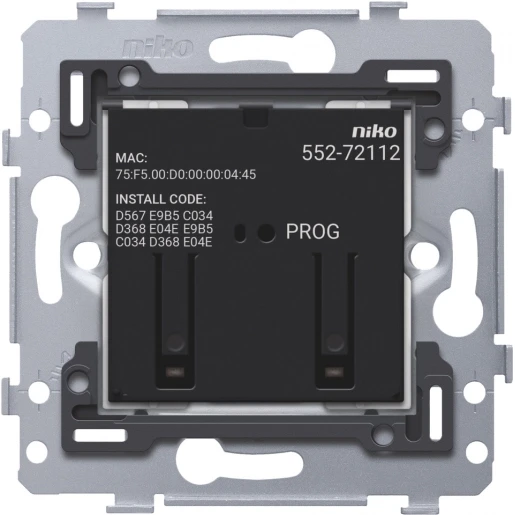 Niko Geconnecteerde tweevoudige schakelaar 71mm schroefbevestiging Zigbee