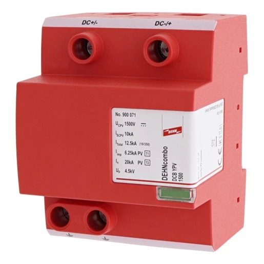 Dehn DEHNcombo YPV combined arrester for PV systems up to 1200 V DC