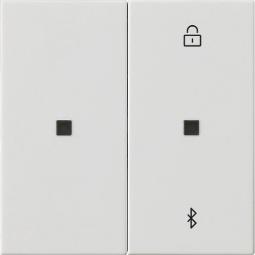 Gira System 55 s3000 jaloezie- en schakelklok bluetooth zuiver wit enkelvoudig Glanzend wit RAL 9010 538103