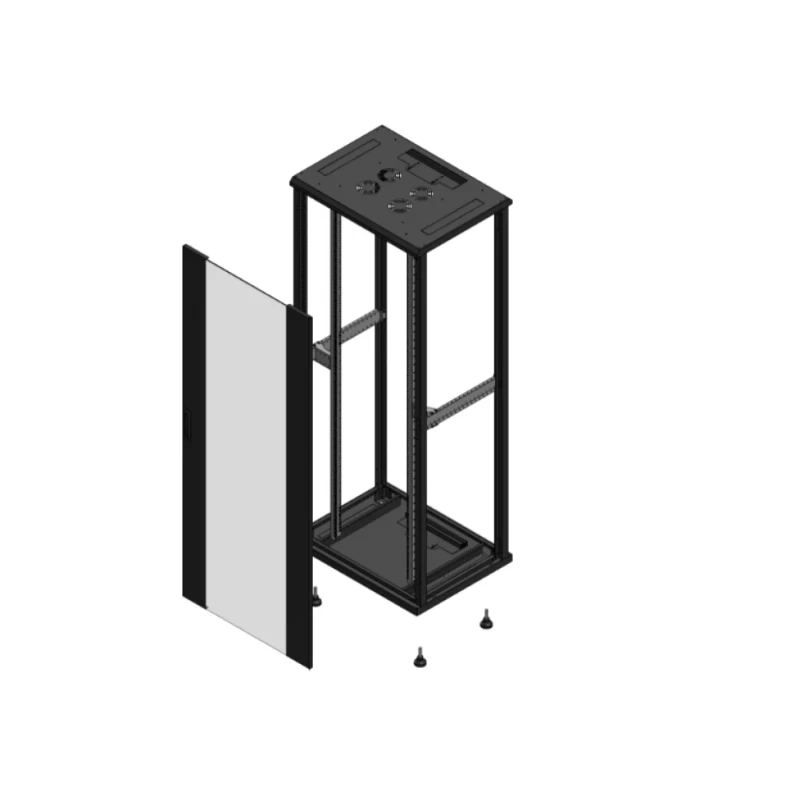 Gigamedia Vloer patchkast AV enkel VER SP EX 19" 42HE 800x600mm Zwart GGM 704286PVSSPEX