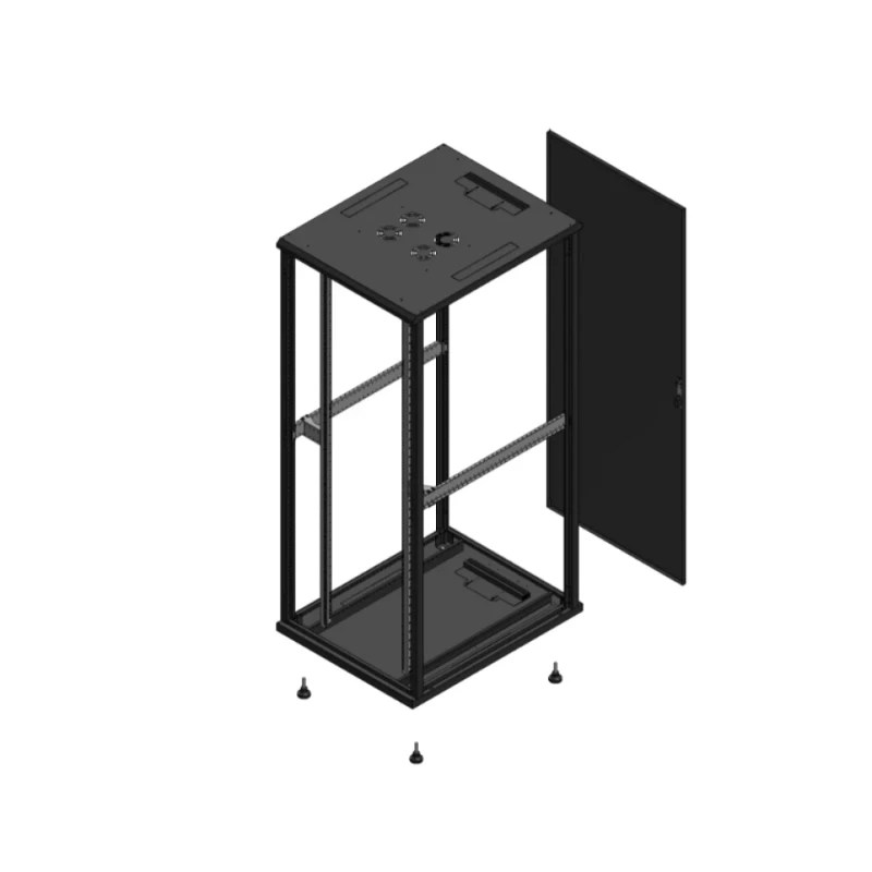 Gigamedia Vloer patchkast SP AR enkel TOL EX 19" 42HE 800x1000mm Zwart GGM 7042810SPPTSEX