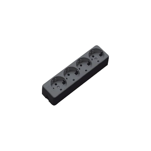 Martin Kaiser Tafelcontactdoos zonder snoer 4RA 16A IP20 541/SW