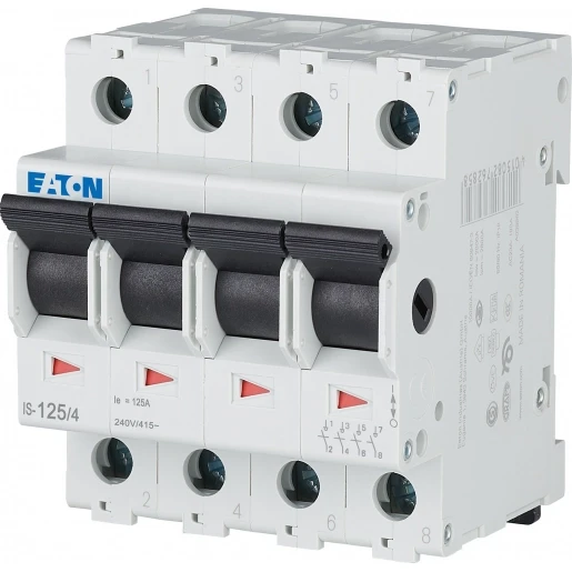 Eaton Hoofdschakelaar is-125/4-125a-4 polig-breedte 4te