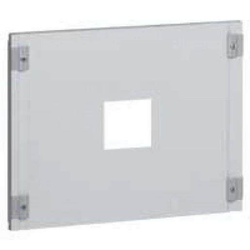 Legrand Frontplaat xl3 metaal h400 vert.kwartslag 1x dpx250 /630 centr.pos.