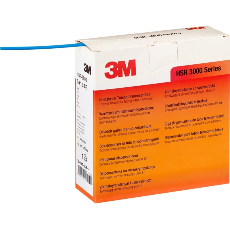 3M krimpkous dunwandig hsr 3000 blauw ø3-1mmx10m