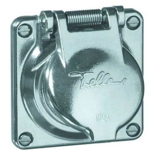 Peha Alu-guss Universele aansluiteenheid + afdekking klapdeksel UAE/IAE Basiselement met centrale afdekplaat 2 connectoren MetaalZonder label aluminium 00975694
