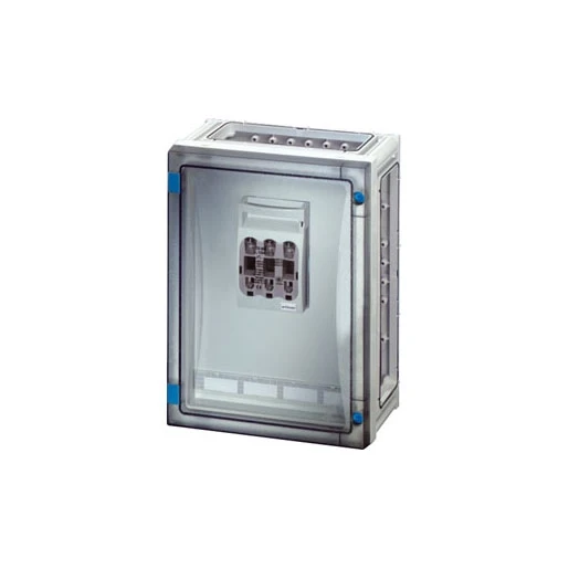Hensel Lastscheiderkast 1x 125A NH00 3 polig,BM2 wand Open +PE/Nul klem