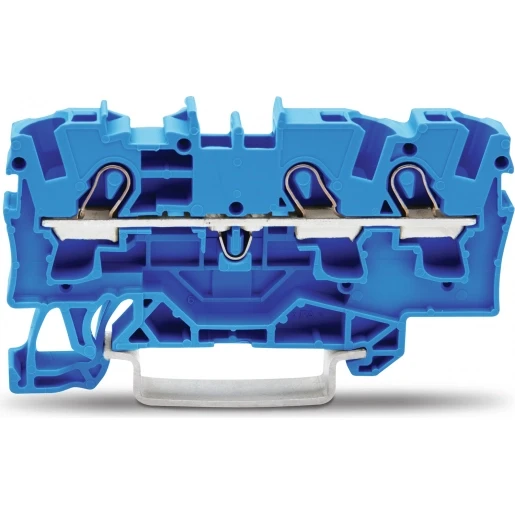 Wago Serie 2004 Verbindingsrijgklem 1,6mm² eendr. 0,5-4mm² meerdr. Blauw