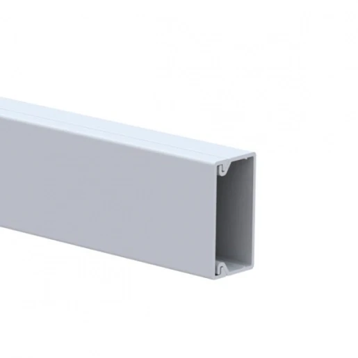 GGK kabelkanaal 2000x20x10mm PVC Bodemperforatie met deksel RAL 9010 Z12413-1G