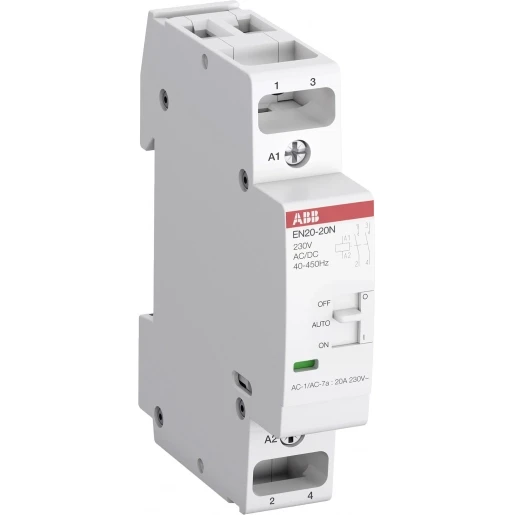 ABB System Pro M Compact Modulaire installatiemagneetschakelaar 20A 2NO AC/DC 230V 1SBE122111R0620