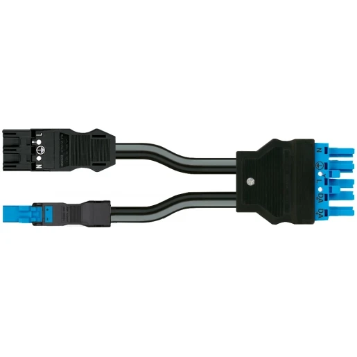 Wago SERIE 771 Patchkabel gebouwinstallatie 3p Stekker Contrastekker (female) 500mm