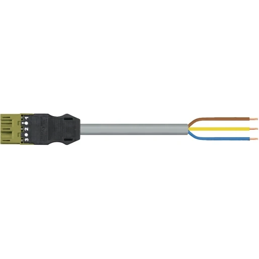 Wago SERIE 771 Patchkabel gebouwinstallatie 3p Stekker Vrij kabeluiteinde 3000mm