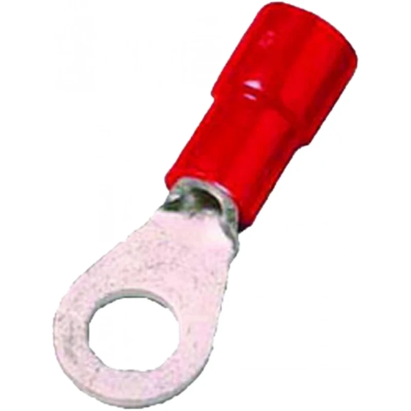 Intercable Geïs. kabelschoen 35mm2 M6 rood