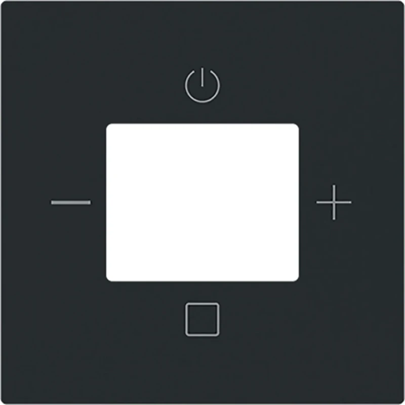 ABB Busch-Jaeger Art linear Centraalplaat Busch-radio DAB+ Centraalplaat Zonder label zwart 2CKA008200A0288