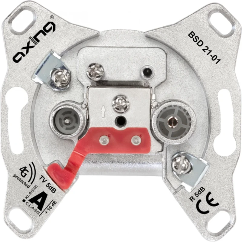 Jung 2-gats super breedband contactdoos einddoos 5,0 dB Einddoos