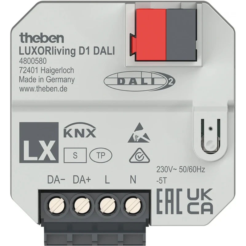 Theben LUXORliving DALI actor 1-voudig inbouw