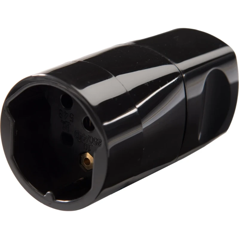 Martin Kaiser Koppelcontactstop geaard type J T15 zwart