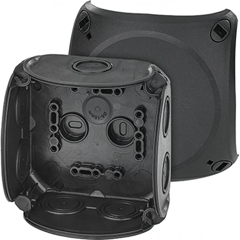 Hensel Kabeldoos IP66 BM2 zonder klem M20/25 membranen Zwart