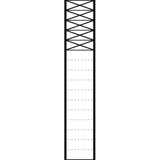 Siedle Communicatiezuil Vrijstaand aluminium 5 modules 1644mm 200039603-00