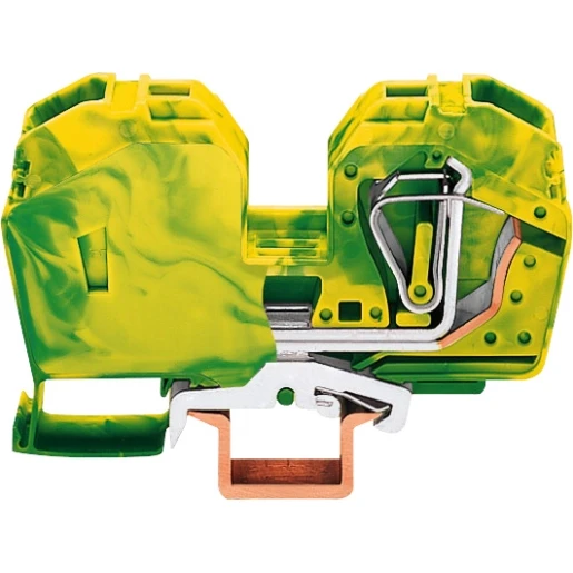 Wago aardrijgklem 6-35mm Groen/geel