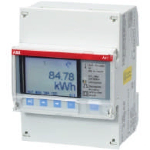 ABB Energiemeter 1 fase direct 80a klasse b 2 ingang / 2 uitgang mid m-b