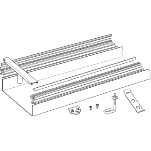 Legrand GVO-7 open vloergoot instelbaar basis 2m x250mm 40 - 65mm Droog 8471025