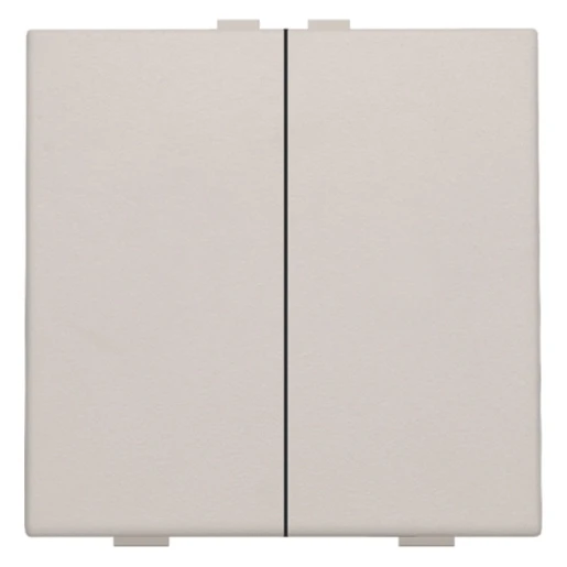 Niko Home Control Tastsensor bussysteem 2-voudig grijs inbouw IP20 102-51002