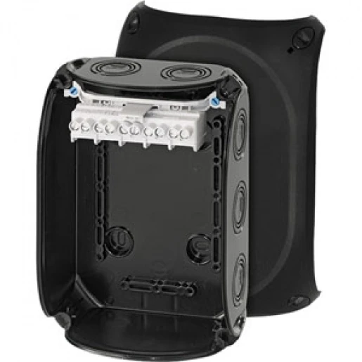 Hensel Kabeldoos IP66/67/69 BM4 1,5-10 mm² 5 polig Invoer M20/25/32 Zwart