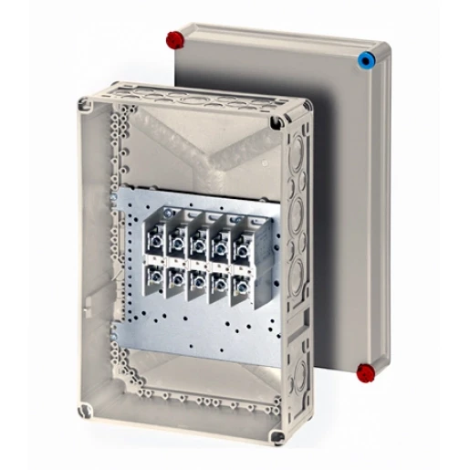 Hensel Kabeldoos IP65 BM3 2x 16-150/ 4x 16-70 mm² Cu/Alu 5 polig Grijs