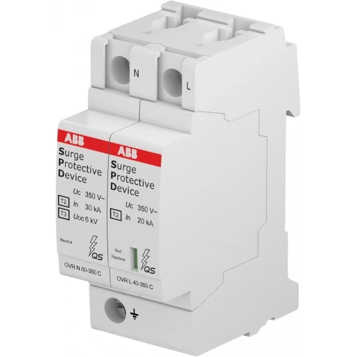 ABB Overspanningsbeveiliging Type 2 1P+N Cardridge vervangbaar