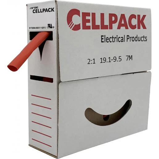 Cellpack Krimpkous/afrolbox dunw.krimpverh.2 : 1-sb/19.1-9.5/rood/7m