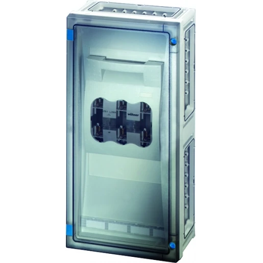 Hensel Lastscheiderkast 1x 250A NH1 3 polig BM3 wand Open +PE/Nul klem