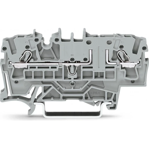 Wago Serie 2002 Verbindingsrijgklem 0,75-4mm² eendr. 0,25-2,5mm² meerdr. Grijs