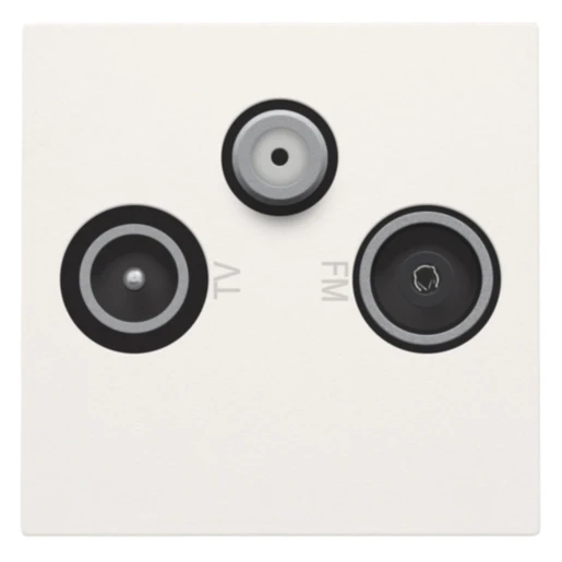 Niko Original / Intense antennecontactdoos tv fm satelliet wit 101-69552