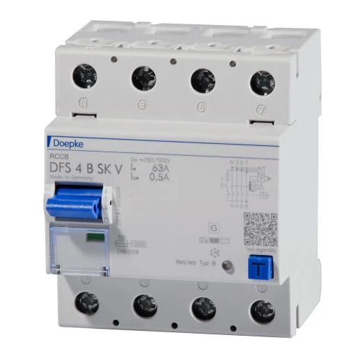 Doepke DFS4 Aardlekschakelaar 4p 63A 0.3A type B 09146984
