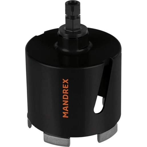 Mandrex ConcreteXdry Diamant gatzaag zonder quick adapter Binnendraad ø72mm 60mm 18240072