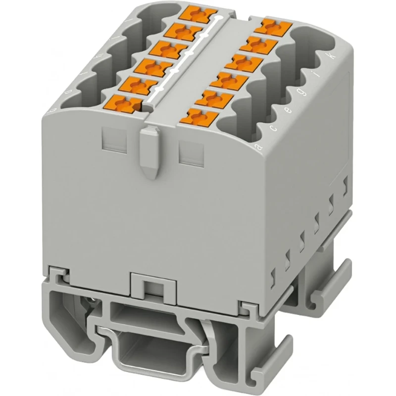 Phoenix Contact PTFIX Verbindingsrijgklem 0,14-4mm² eendr. 0,14-2,5mm² meerdr. Grijs