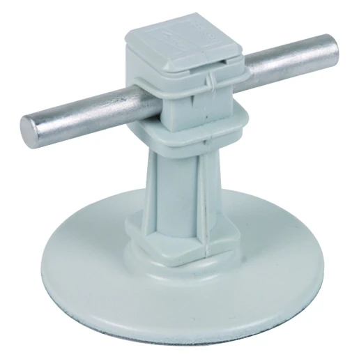 Dehn Roof conductor holder dehnsnap h 36mm grey with adhesive pad d 67mm f.