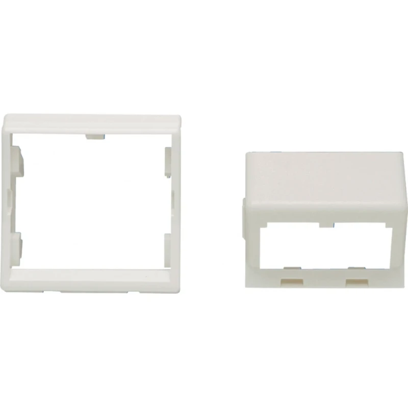 Panduit Adapter 45x45mm 1 1/2 size sloped module insert arctic white