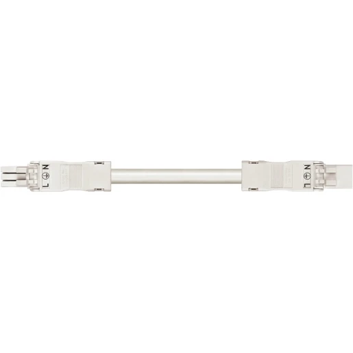Wago SERIE 891 Patchkabel gebouwinstallatie 3p Contrastekker (female) Stekker 8000mm