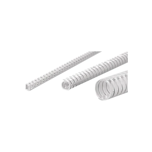 Hellermann Tyton Heladuct flexibele kabelbundelhouder verlijmbaar 13.5x11x500mm PVC wit Halogeenvrij 164-11108