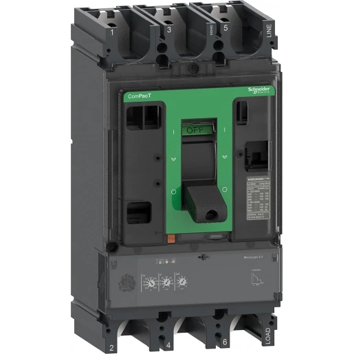 Schneider Electric NSX400N 50KA AC 3P3D 250A 2.3