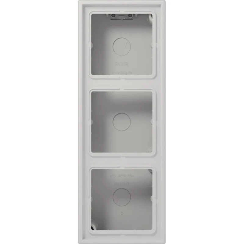 Jung LS range Opbouwkap lichtgrijs 3-voudig grijs Horizontaal en verticaal LS583ALG