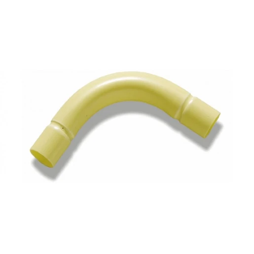 Pipelife Polivolt pvc bocht 38mm creme