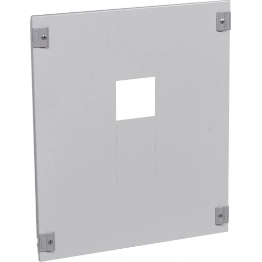 Legrand Frontpl xl3 metaal h600 vert.kwartslag 1xdpx250 of 630+alb centr.pos