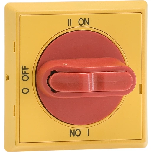 ABB Bedieningsknop rood/geel ip66 vergrendelbaar voor OT16..125F..C
