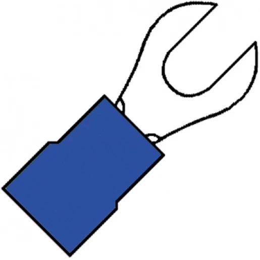 Klemko 1/2 ROND VORKKABELSCHOEN BLAUW