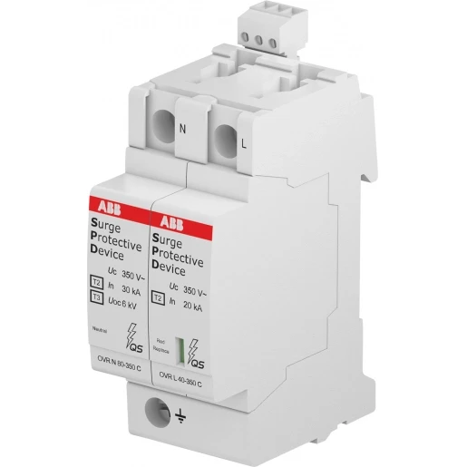 ABB Overspanningsbeveiliging Type 2 1P+N Cardridge vervangbaar