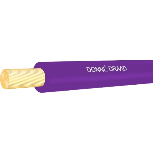 Donné VMDS 90C Montagedraad 0.5mm² Eca PVC 90°C violet 5000M Doos 016227D3
