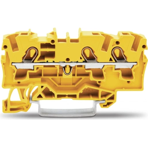 Wago Serie 2004 Verbindingsrijgklem 1,6mm² eendr. 0,5-4mm² meerdr. Geel